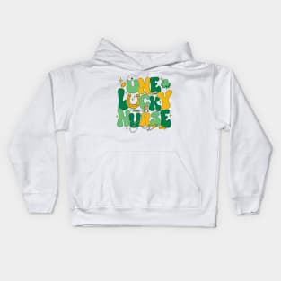 One Lucky Nurse St Patricks Day Kids Hoodie